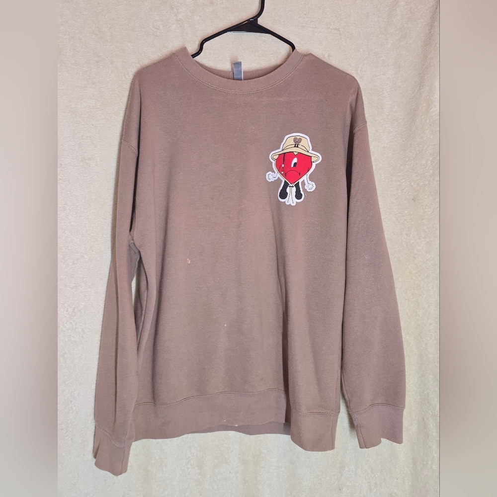Cotton Heritage Un Verano Sin Ti Bad Bunny Long Sleeve Sweatshirt Crewneck Graph